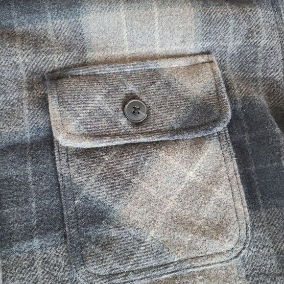 Jachs New York XXL Mens Plaid Sherpa Lined Flannel Jacket Big & Tall 2XL - Picture 5 of 13